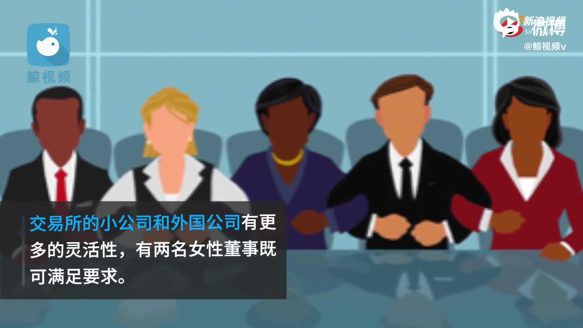纳斯达克：董事会需至少有一名女性和一名少数族裔或LGBT成员