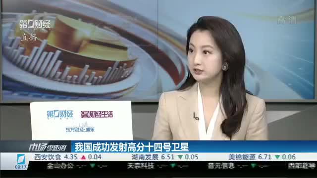 我国成功发射高分十四号卫星 产业链空间几何？