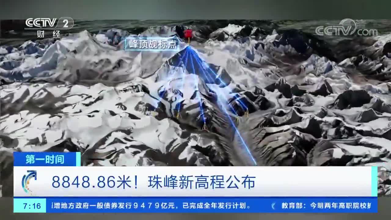 8848.86米!珠峰新高程公布