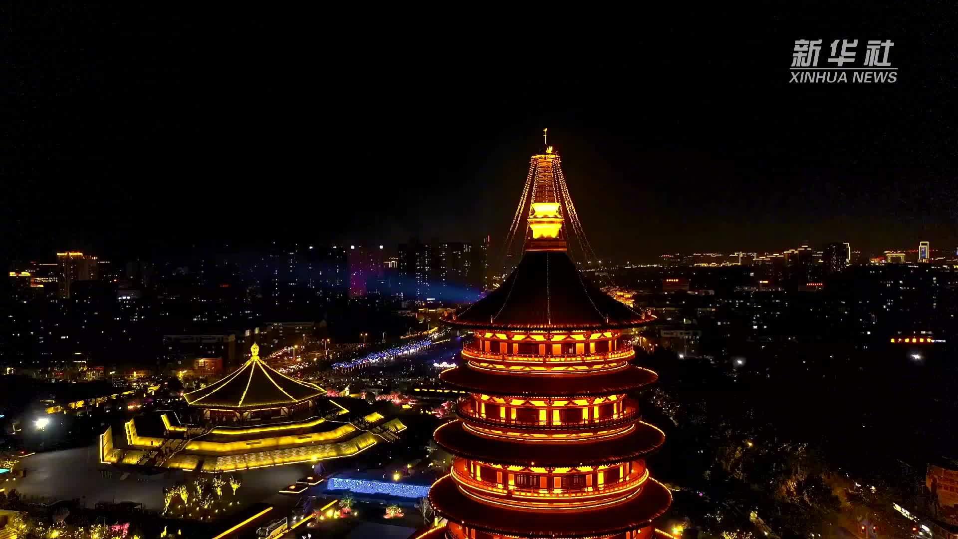 河南#洛阳再现唐宫灯火不夜天_手机新浪网