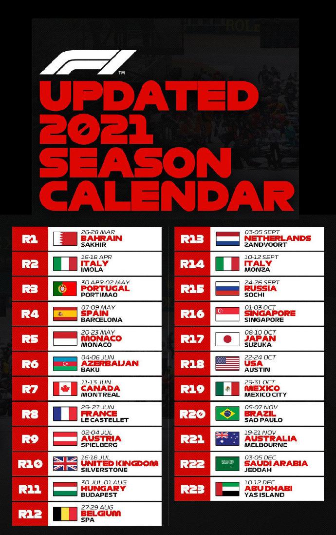 2021f1赛历更新:葡萄牙大奖赛确认举办_f1大奖赛_新浪竞技风暴_新浪网