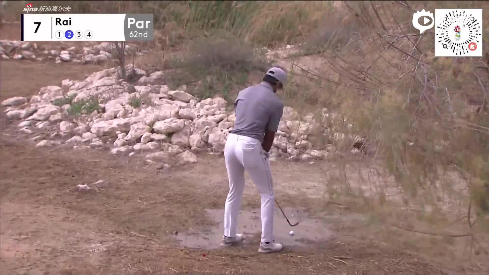 拉伊困难球位救球上果岭