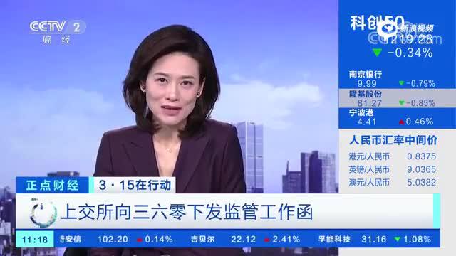 3·15晚会曝光360搜索医药广告造假链条问题后 上交所出手了