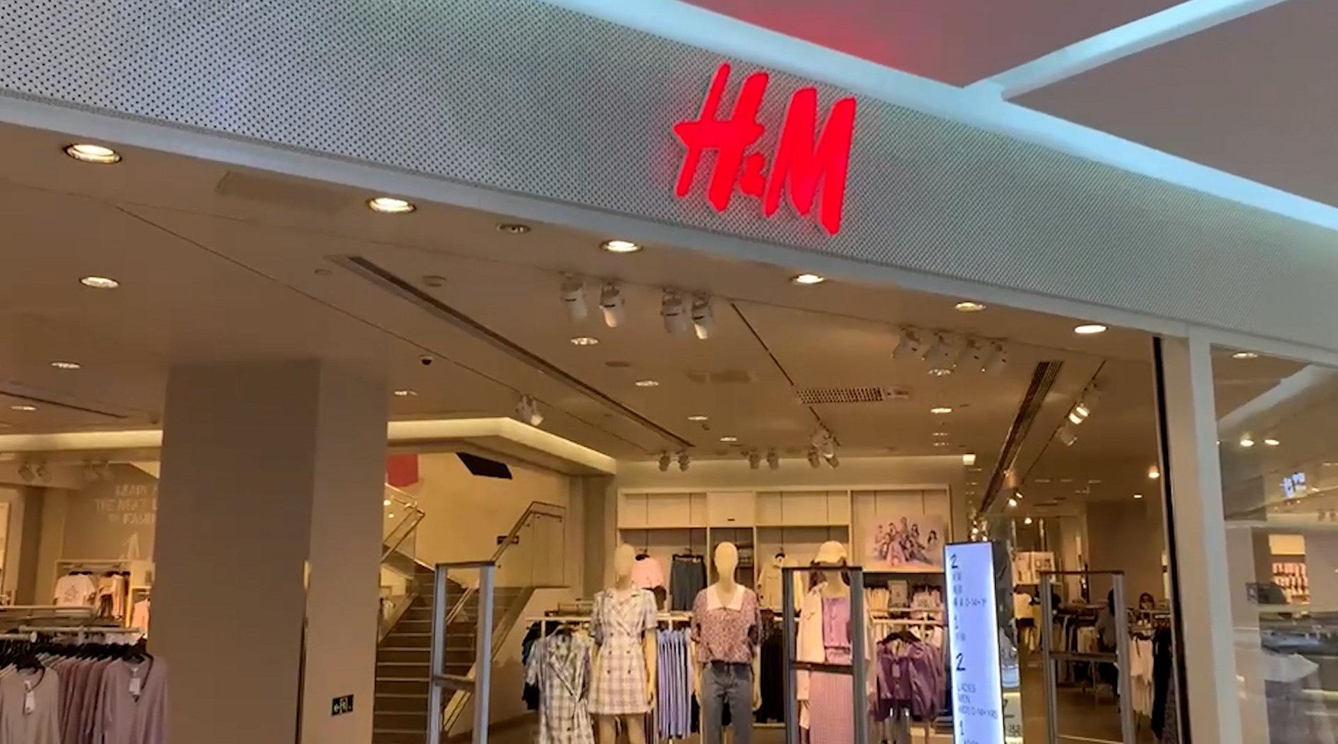 HM实体店图片