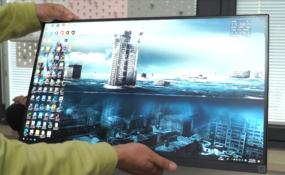 LG 27UP850 顯示器測評,Type-C 96W反向充電_新浪眾測