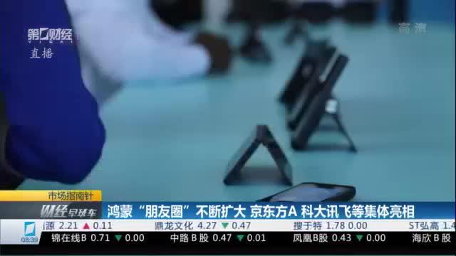 鸿蒙“朋友圈”不断扩大 京东方A、科大讯飞等集体亮相