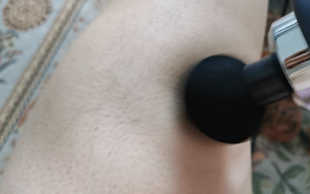 4種模式8檔轉速精細調節,藍寶波輪筋膜槍_新浪眾測