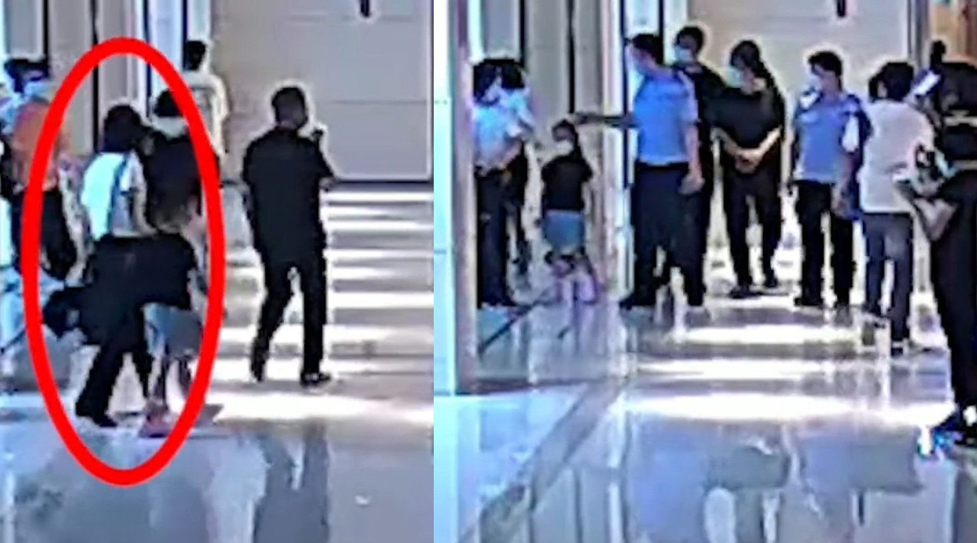 民警带嫌疑人医院体检 偶遇多日未见5岁女儿 摸头后匆匆离开