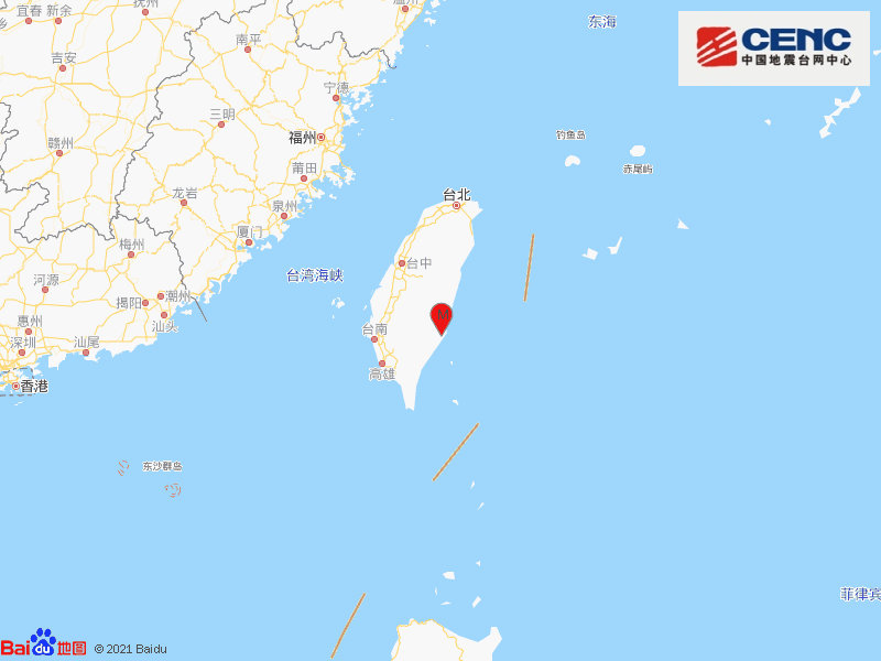 台湾花莲县发生5 1级地震 震源深度10千米 新浪新闻 台湾花莲县发生5 1级地震 震源深度10千米 新浪新闻