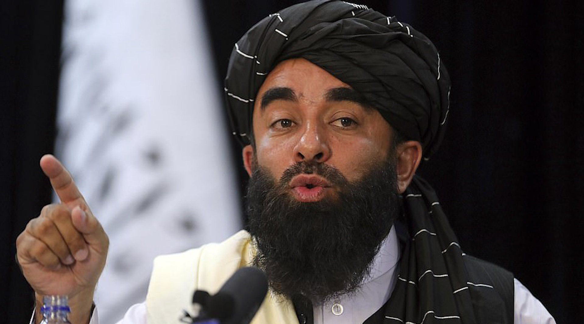 塔利班接管阿富汗后首次记者会:将成立伊斯兰政府 保证妇女所有权利