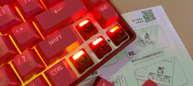 這個配色我喜歡，達爾優烈焰紅A84鍵盤入手_新浪眾測