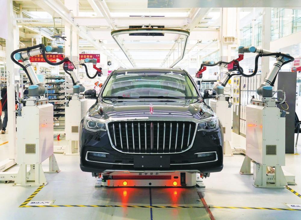 红旗汽车生产线