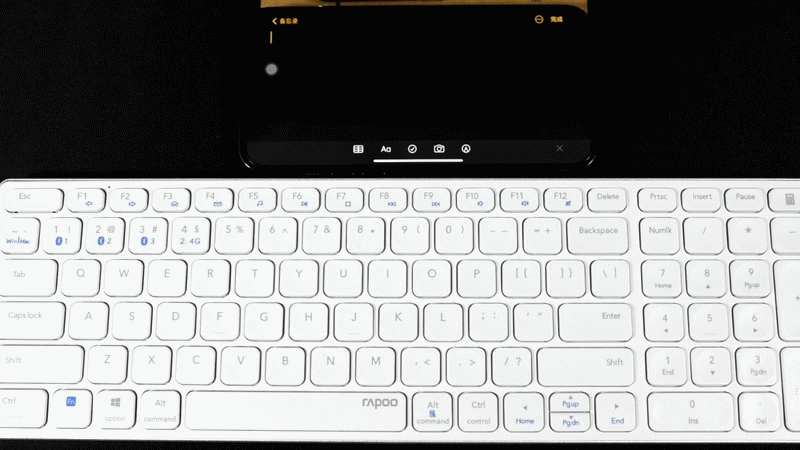 面片鍵盤沒有最薄只有更薄-雷柏E9350G刀鋒_新浪眾測