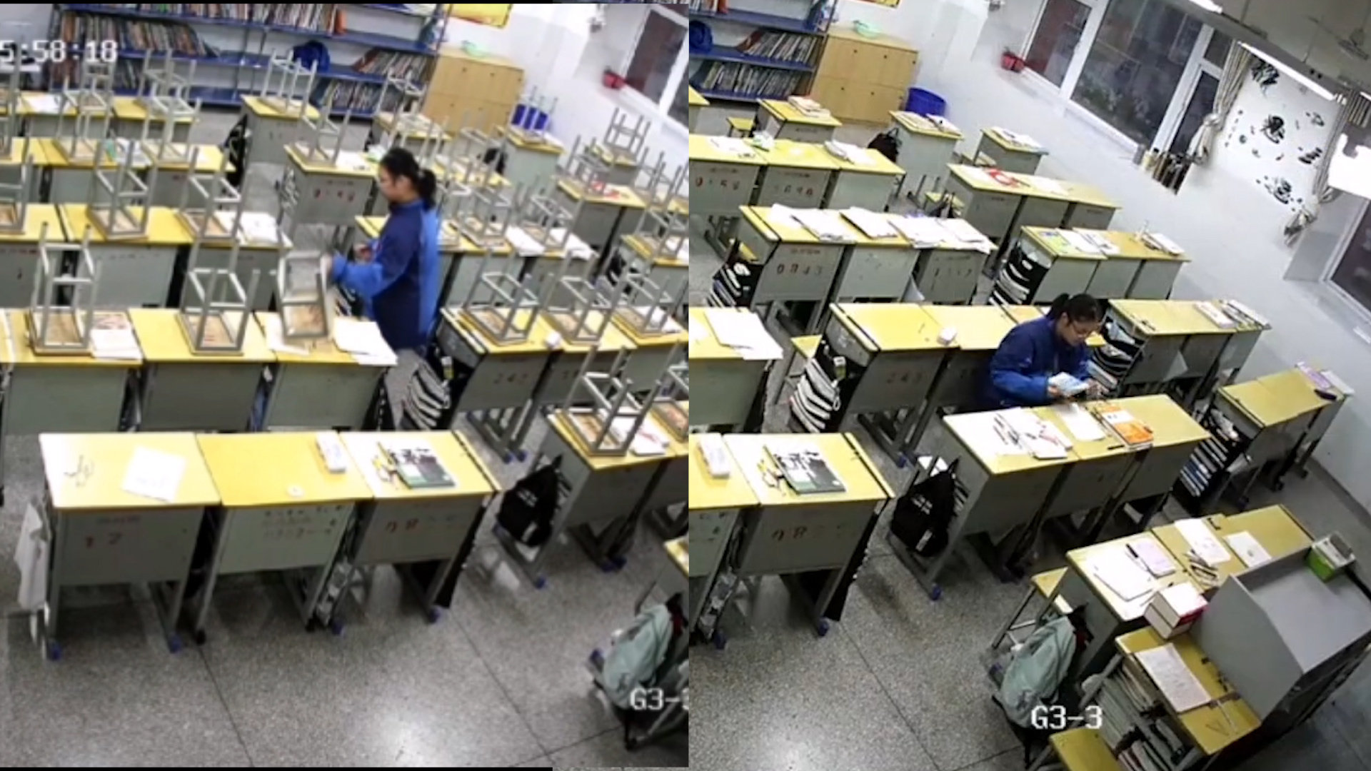 班主任翻看教室监控,发现女学生天未亮就进教室学习:感动又自豪