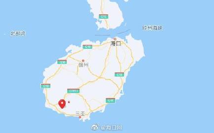 海南乐东发生1.7级地震，震源深度5千米