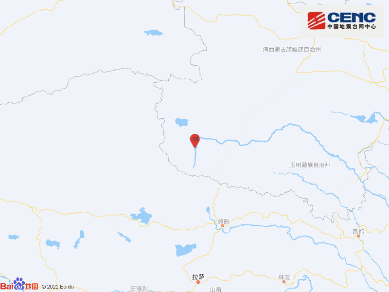 青海海西州唐古拉地区发生3.7级地震，震源深度10千米