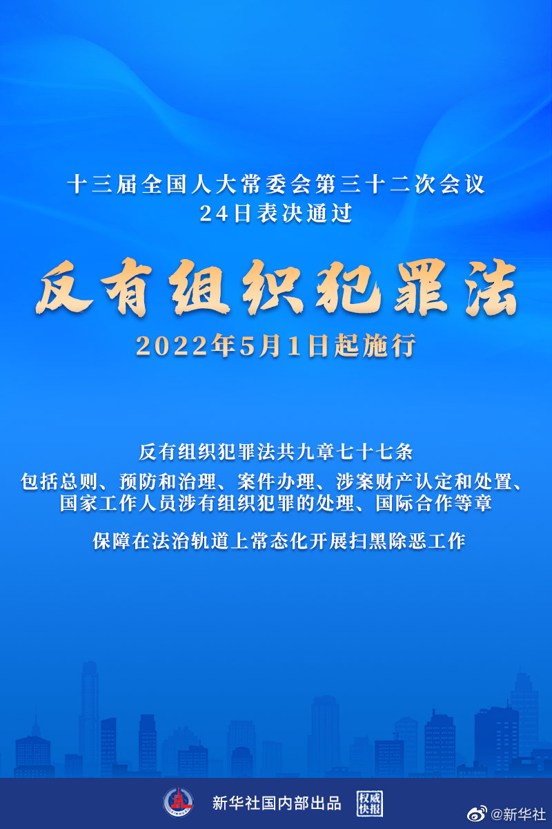 反有组织犯罪法通过