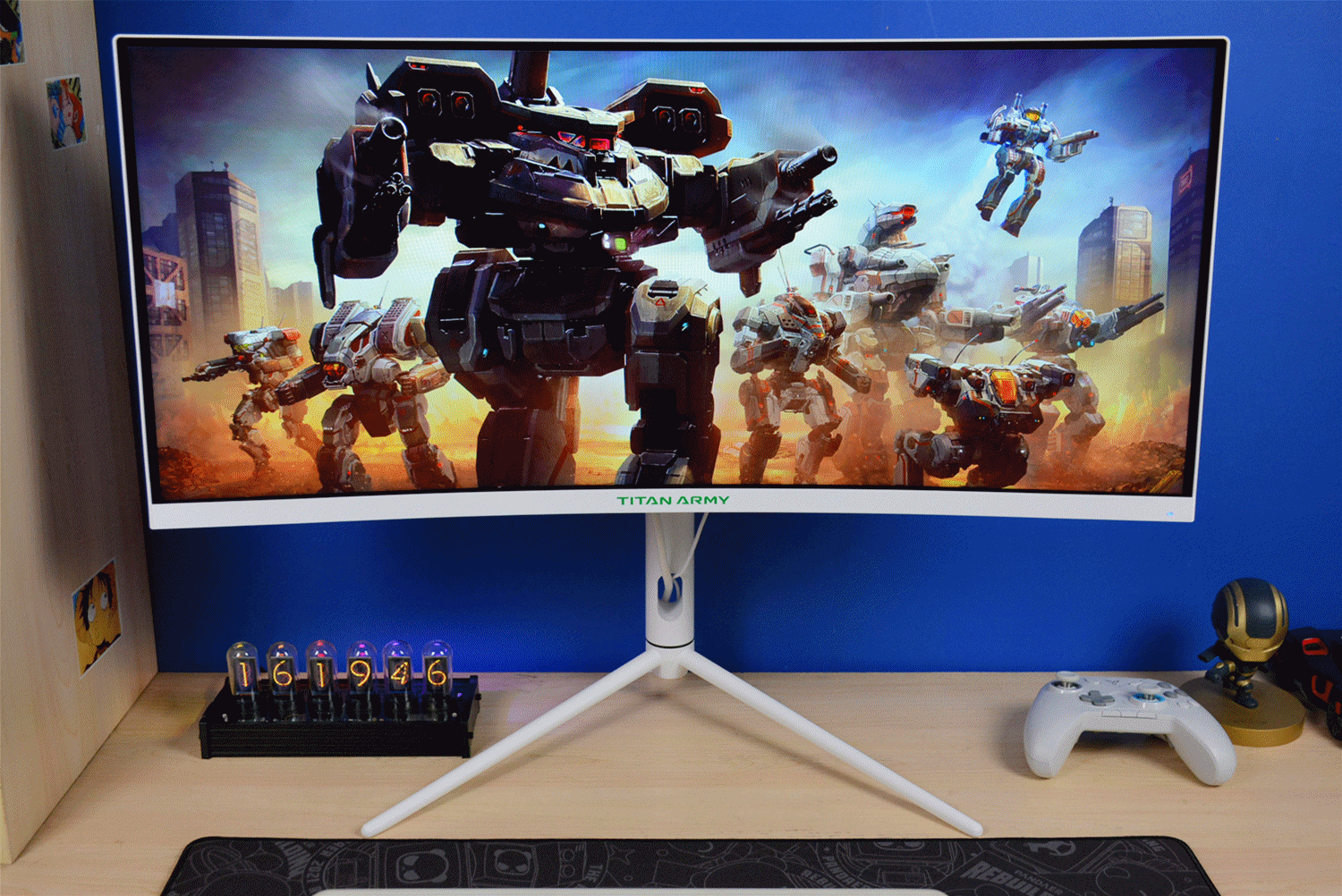 泰坦军团显示器200hz高刷玩游戏舒服了