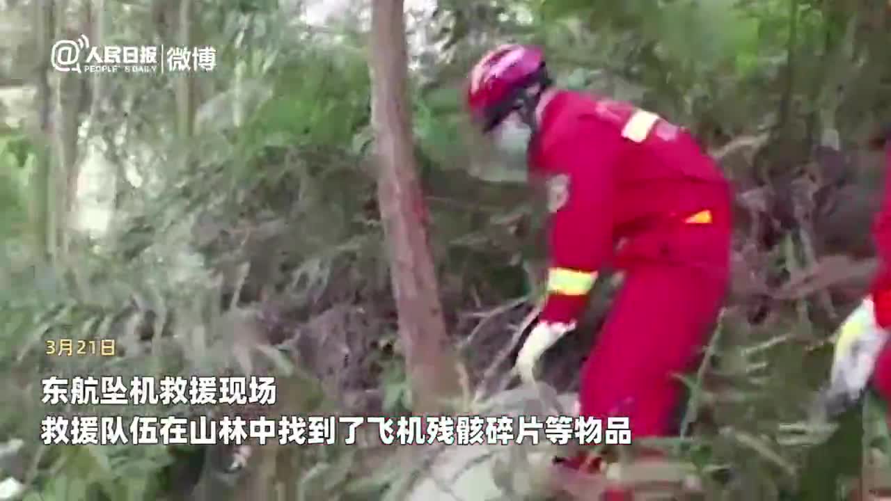 东航客机事故现场视频！已发现失事飞机残骸碎片