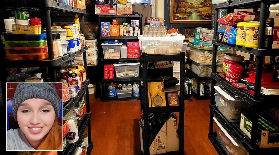 美国女子地下室建隐藏地堡为末日做准备 储存两年的食物以及武器