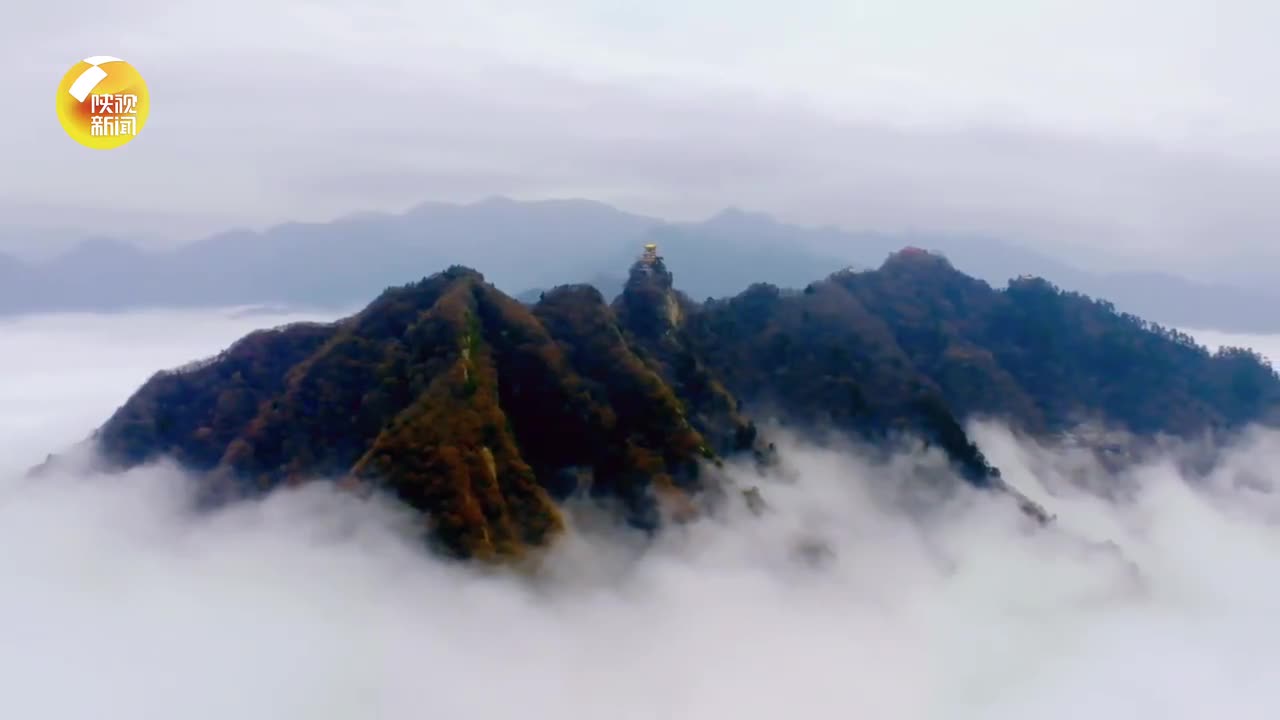 秦岭终南山雨后治愈系云海