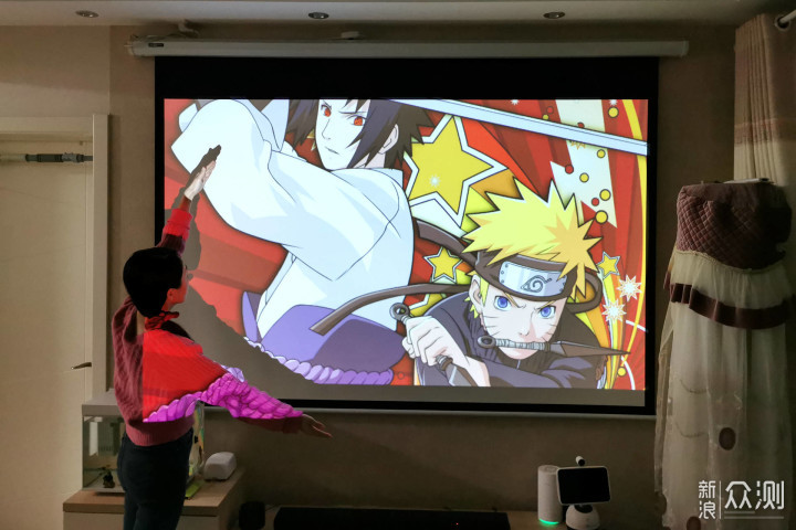 被它的颜值破防了,猫王灵感P5投影仪实测_新浪众测