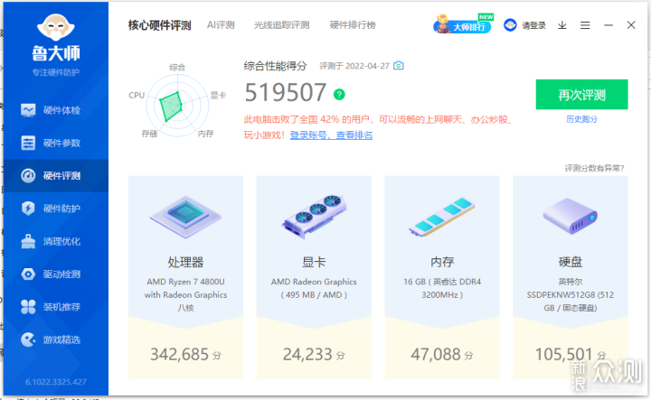 零刻SER4 miniPC网游办公通杀 小体积超强性能_新浪众测