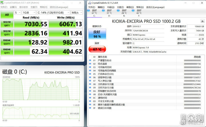 铠侠SE10 PCle 4.0 SSD「测评」_新浪众测
