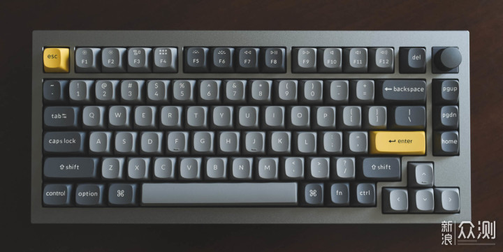 量产的客制化?Keychron Q1机械键盘_新浪众测