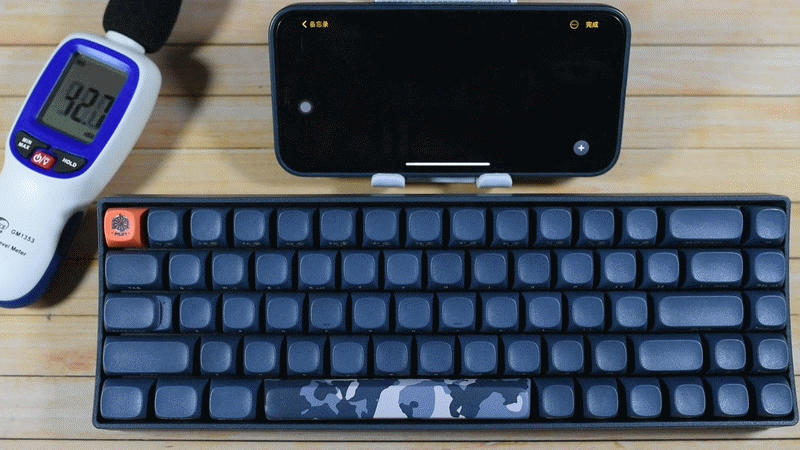 手感腻轴体静操作顺滑洛斐小翘键盘