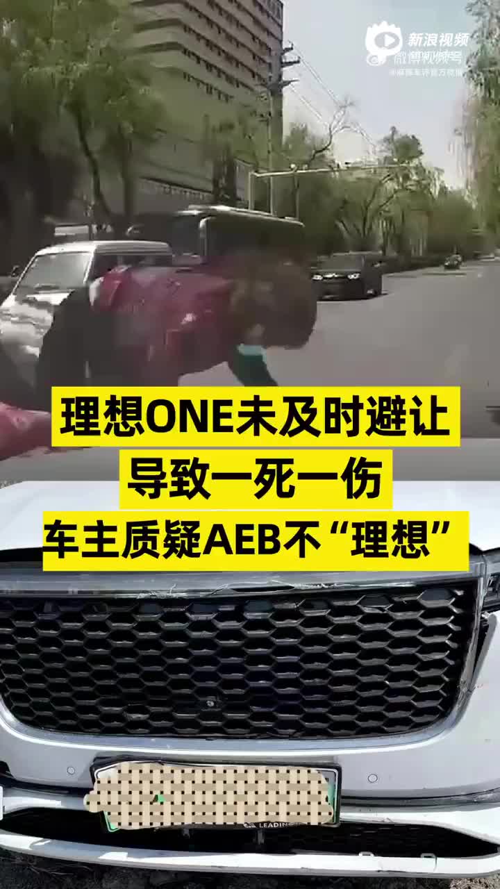 理想ONE未及时避让致一死一伤 车主质疑AEB不“理想”
