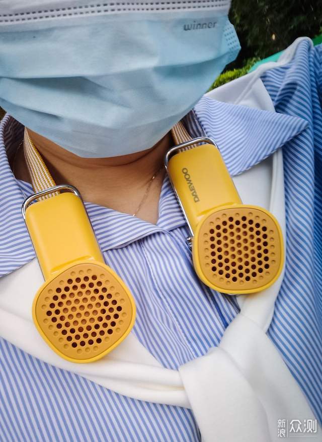 这个夏天的清凉装备怎能少了它！大宇挂脖风扇_新浪众测