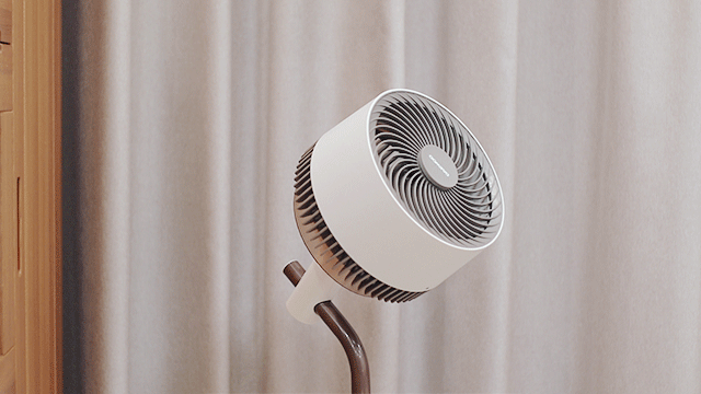 大宇落地灯循环风扇,科技范与艺术感拉满_新浪众测