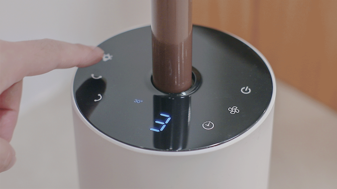 大宇落地灯循环风扇,科技范与艺术感拉满_新浪众测