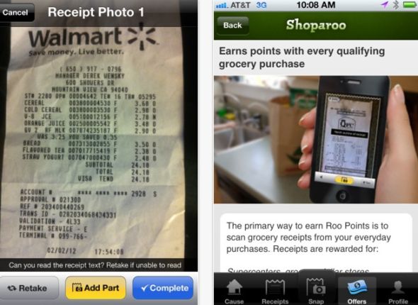 只需用手机拍下购物小票，商家就会替你献出一份爱心，何乐而不为呢