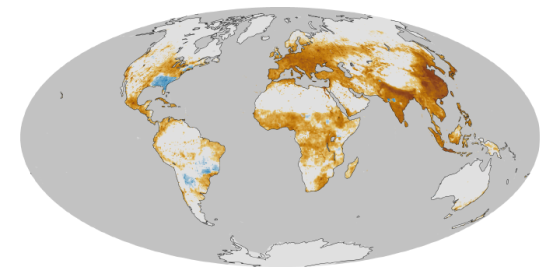 全球各地区PM2.5浓度和致死人数分布图