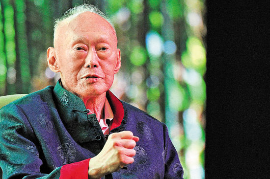 图为李光耀。（资料图）