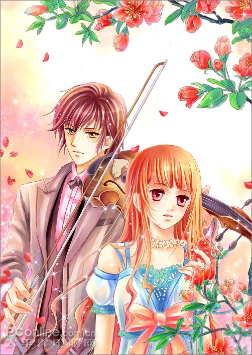 Painter Photoshop打造唯美少女漫画 2 手机新浪网