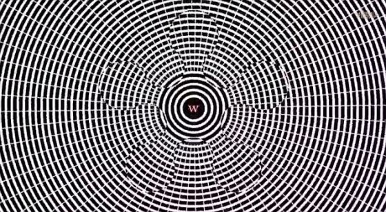 在展示运动后效幻觉的视频中，你只需要盯住里面的字母大概1分钟而后将目光转向周围的事物，这个时候你会发现周围的世界发生了奇妙变化，物体扭曲变形，改变你对现实世界的感知