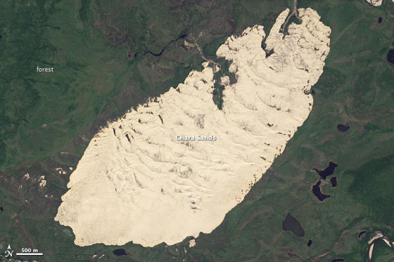 2013年7月11日， Landsat 8拍下了这幅自然色照片