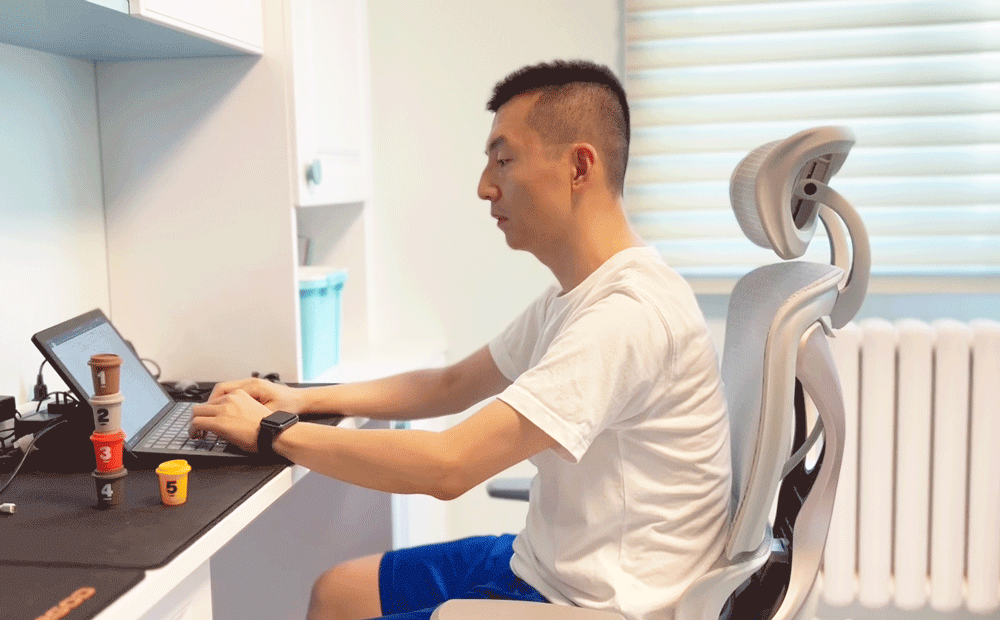 雙背椅加持,動態貼合:永藝XY椅_新浪眾測