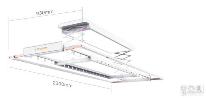 云米AI智能超薄晾衣机Super2S测评报告_新浪众测