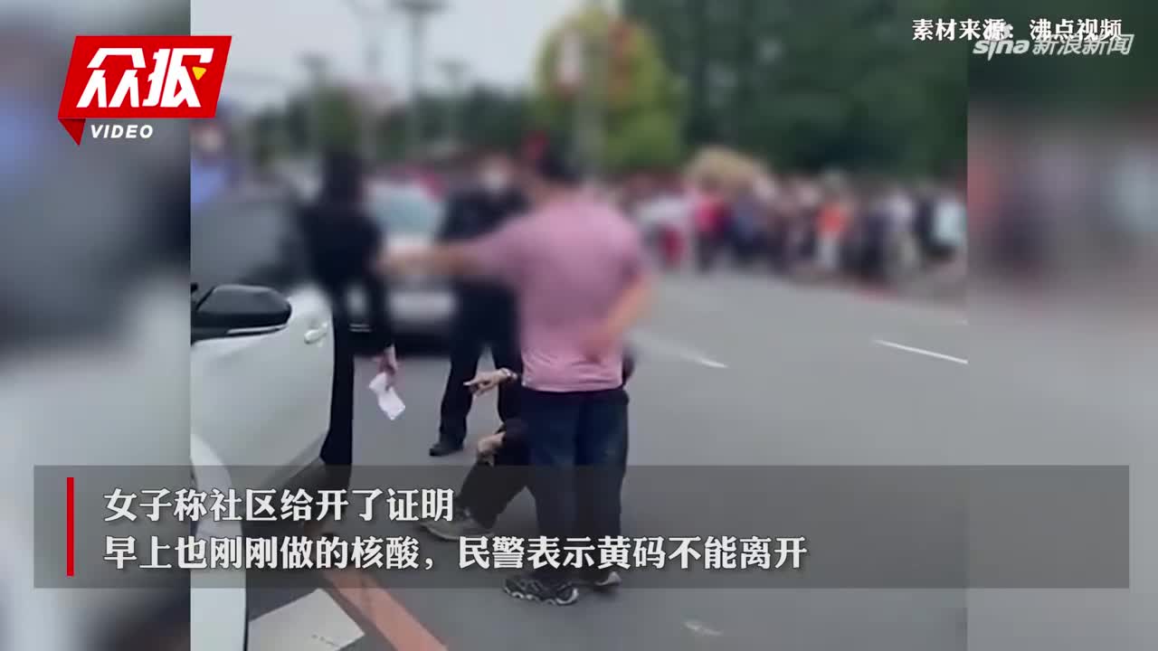辽宁丹东父女黄码看病闯卡被拦后袭警，警方通报来了
