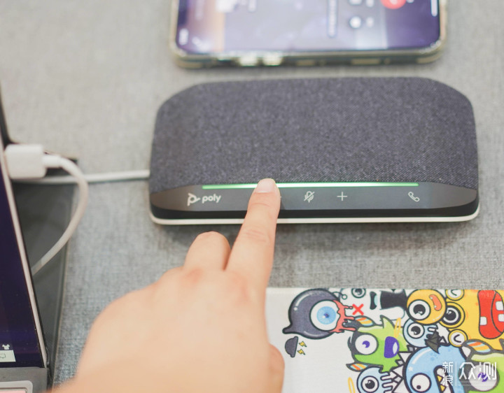 开会利器POLY SYNC 10全向会议麦克风评测  _新浪众测