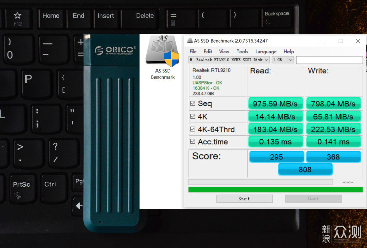 穿件马甲,跑得又快又稳:ORICO透明硬盘盒_新浪众测