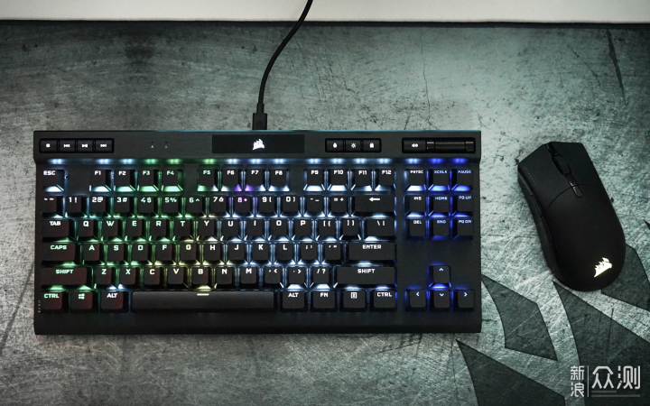 天下武功唯快不破, 海盗船K70PRO TKL OPX开箱_新浪众测
