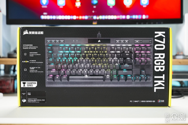 天下武功唯快不破, 海盗船K70PRO TKL OPX开箱_新浪众测