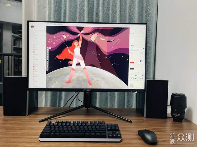 为苹果设计打造: 联合创新32C1U 4K显示器_新浪众测