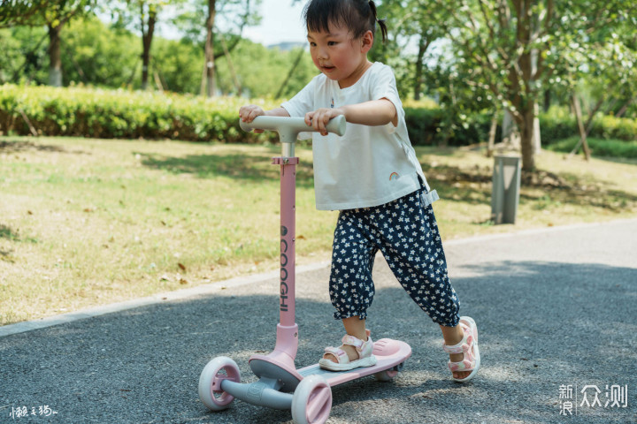 【另类试驾】3岁宝宝选择，酷骑Q1儿童滑板车_新浪众测