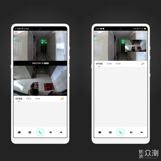门前全景 安心可靠——360可视门铃5max双摄版_新浪众测